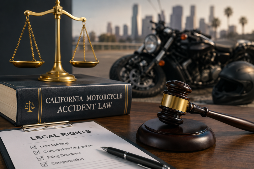 california motorcycle accident law